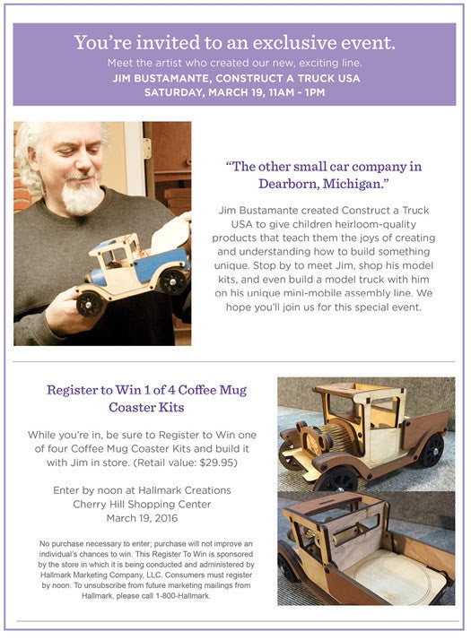 Special Build Event at Hallmark Store in Canton, Michigan