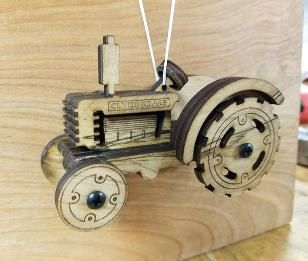 Clydesdale Tractor Mini Ornament Kit